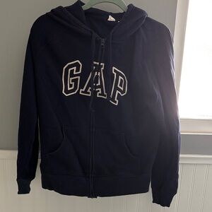 GAP Navy Blue Zip Hoodie